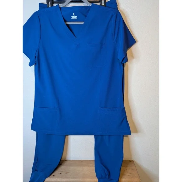 Royal Blue CozyFit scrub set - Picture 7 of 8